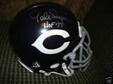 Gale Sayers Autographed Chicago Bears mini helmet w/ COA and "HOF 77" Inscription