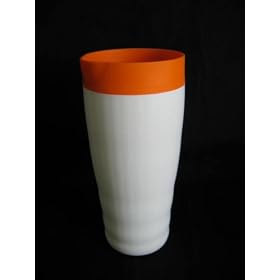 Tupperware Commuter Mug Orange Peel Snow White by Tupperware
