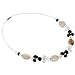 Curved Oval and Faceted Rondell Glass Beads title=