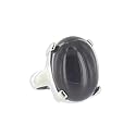 schmuck-art female Ring LuxuryLine Cinja black 8 22625