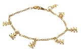925 Sterling Silver with 24k Gold Layered MANY Teddy Bears Themed Charm Bracelet LIFETIME WARRANTY!...