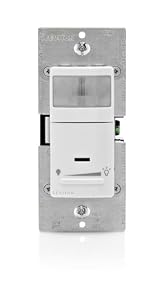 Incandescent Dimming Occupancy Sensor, 600-Watt, Single Pole or 3-Way, IPSD6-1LZ