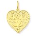 14k Sweet 16 Charm - Measures 21.9x15.9mm - JewelryWeb