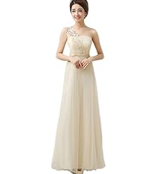 One Shoulder Lace Stretchy Evening Dress/Bridesmaid Dress/Party Dress 