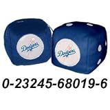 Dodgers Fuzzy Dice