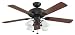 Ellington Ceiling Fans Beaufort Model BFT52ABZ5C in Aged Bronze. Indoor fan.