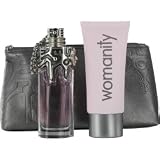 THIERRY MUGLER WOMANITY by Thierry Mugler SET-EAU DE PARFUM REFILLABLE SPRAY 1.7 OZ & BODY MILK 3.3 OZ & CLUTCH for WOMEN