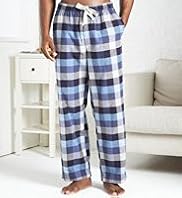 Pure Cotton Block Check Pyjama Bottoms