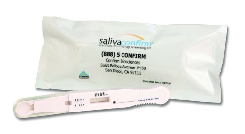 Salivaconfirm-saliva Drug Test Kit Salivaconfirm- Oral Fluids Drug Test Kit- Detecting For Marijuana, Cocaine, Methamphetamine, Opiates