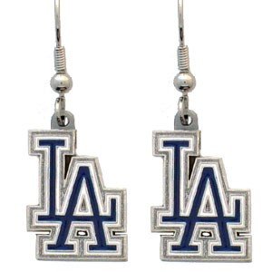 MLB Dangle Earrings - LA Dodgers