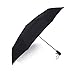 Rainbrace Big-Size Umbrella 3-fold Automatic Super Windproof Rain Resistant with Rubber Handle(Black)