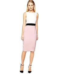 Backless Colorblocking  Sleeveless Party Dress  With a Bow(s)