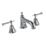 Jado 842/803/444 Hatteras Widespread Lavatory faucet with Low Spout, Lever Handles, Antique Nickel