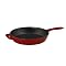 Chefmate® 12" Cast Iron Sauté Pan - Red