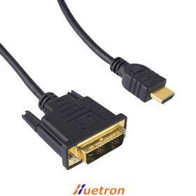 HDMI Male to DVI-D Male Cable HDTV PS3 LCD Plasma Computer - 15 Feet