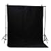3742 Top Quality Professional Photography Studio Full Body Shot Background 6M x 3M 100% Cotton Muslin Backdrop Colour: Black - 12 Month Warranty >>> THT Trade