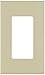 Leviton 1-Gang Decora Plus Screwless Wall Plate, 80301-SI, Ivory