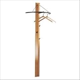 Peter Pepper ArtformÂ® Trio Triangular Natural Beechwood 3 Hook Coat Rack PDQ-2175