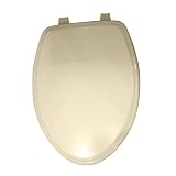 Buy American Standard 5725.027.021 Town Square Elongated Molded Wood Toilet Seat, Bone by American Standard