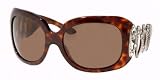 AUTHENTIC BVLGARI 8026B, 8026-B 851/73 TORTOISE PLASTIC SUNGLASSES WITH SWAROVSKI RHINESTONES