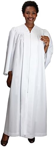 Regal Robes Unisex Bat Wing Baptismal Robe - White