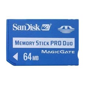 Shoot & Store Memory Stick Pro Duo¿ Card
