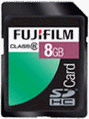 Fujifilm 8GB Class 4 SDHC SD Card