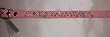 Diamond Dogs Clear Random Swarovski Crystal Pink Leather Dog Collar (XSmall)