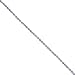 Jewelry : White Gold Rope Ankle Bracelet w/ Lobster Clasp
