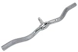 TKO 816TCB-CM-25 Tri-Grip 25 Curl Bar with Revolving Center, Chrome
