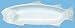 White Fish Ceramic Pottery Trout Extra Large Casserole 24"x8.5"x3"