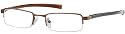 Sunoptic OR51A Coffee/Brown Reading Glasses - Strength +1.50 Incl. 
Hard Case