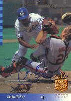 Brian McRae, Kansas City Royals, 1993 Upper Deck SP Autographed Card