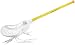 Gait Lacrosse Schläger Mens Nuclear Complete Stick Attack, Weiss