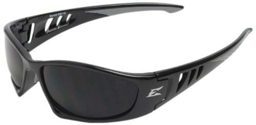 Edge Eyewear SB116 Baretti Safety Glasses, Black with Smoke Lens On Sale