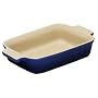 Le Creuset Stoneware 7-by-5-Inch Rectangular Baking Dish, Cobalt