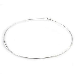 STERLING SILVER CHOKERS 1mm