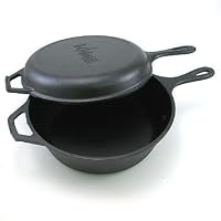 Lodge Logic Pre-Seasoned Combo Cooker, 10.25" from Lodge