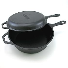 Lodge LCC3 Logic Pre-Seasoned Combo Cooker