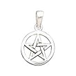 Small Pentacle Pendant Sterling Silver