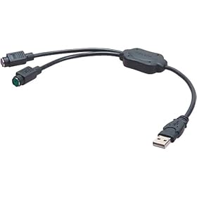 USB To PS2 Adapter USB A SOK/2XMINIDIN6 (Electronics)