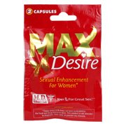 Max Desire - Sexual Enhancement For Women, 2 caps., (M.D. Science Labs)