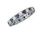 Ezza 14K Gold Diamond & Sapphire Eternity Band