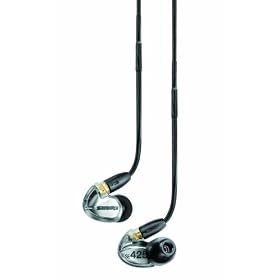 Shure SE425-V Dual High-Definition MicroDriver Earphone with Detachable Cable (Metallic Silver) by 