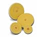 SPECIAL MUSLIN BUFF CHEMKOTE WITH SHELLAC CENTERS YELLOW 5 INCH DIAMETER X 45...