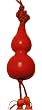 Chinese Cinnabar Lacquerware Calabash Pendant Charm - Amulet