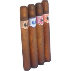 Cuba by Cuba for Men - 4 PC Gift Set 1.17oz cuba gold,1.17oz cuba blue, 1.17oz cuba red, 1.17oz cuba orange