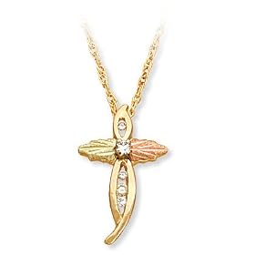 Click here to buy Landstrom's� Diamond Cross Pendant by LANDSTROM'S.