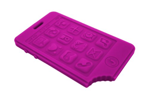 Jellystone Designs jChews Smart Phone Teether – Purple People Eater
