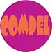 Compel Ellipse Auto Glass Sticker